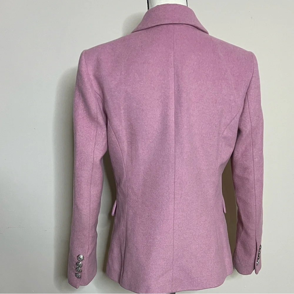 🌸🌺🌷White House Black Market Pink Blazer with Silver Buttons - Picture 11 of 16